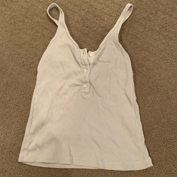 Brandy Melville Tops - Baby blue brandy melville tank!